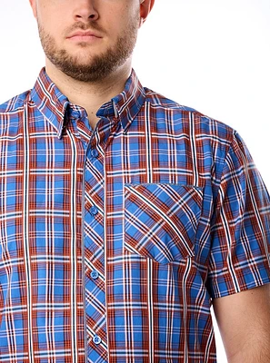 Chemise décontractée à manches courtes pour hommes