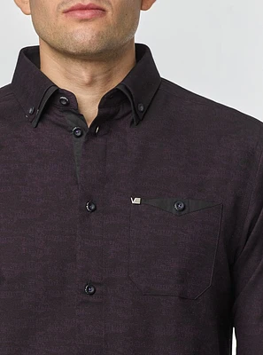 Chemise décontractée à manches longues pour hommes