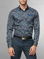 Men's casual long sleeve stretch shirt