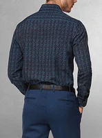Men's casual long sleeve stretch shirt