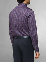 Men's casual long sleeve stretch shirt