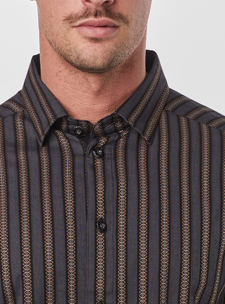 Chemise décontractée à manches longues pour hommes