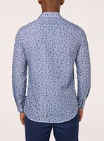 Chemise de fin d'études décontractée à manches longues pour hommes