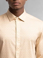 Men's casual long sleeve stretch shirt