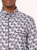 Chemise décontractée à manches longues pour hommes