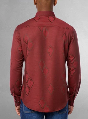 Chemise décontractée à manches longues pour hommes