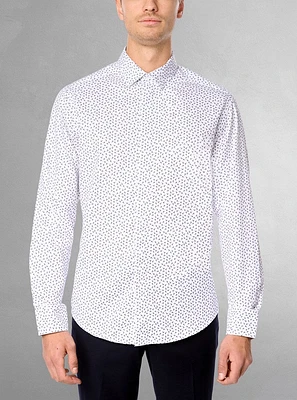 Chemise de fin d'études décontractée à manches longues pour hommes