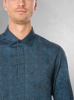 Chemise de fin d'études décontractée à manches longues pour hommes