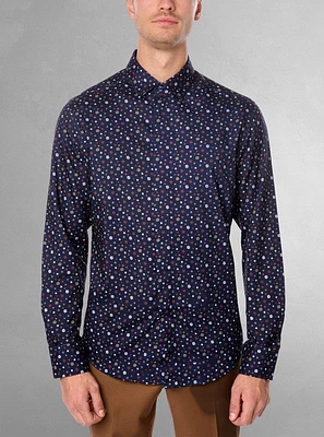 Chemise de fin d'études décontractée à manches longues pour hommes