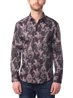 Chemise décontractée à manches longues pour hommes