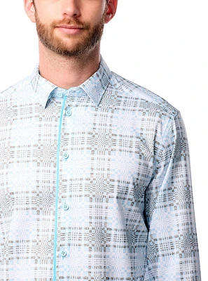 Chemise décontractée à manches longues pour hommes