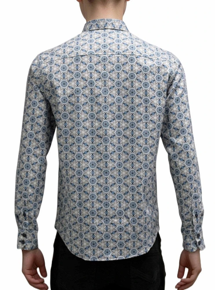 chemise décontractée à manches longues pour hommes