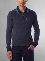 Polo à manches longues pour hommes
