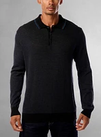 Men's long sleeve polo
