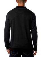 Men's long sleeve polo