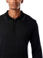 Men's long sleeve polo