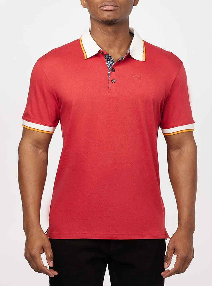 Men's short sleeve polo