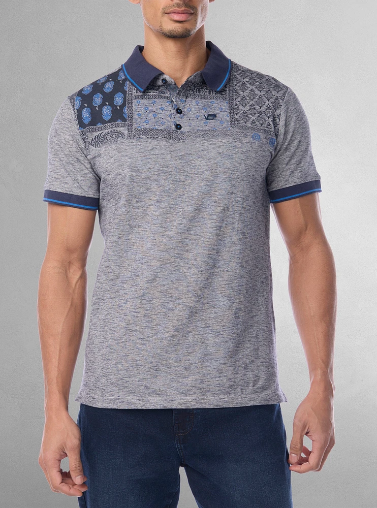 Men's short sleeve polo