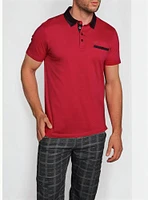 Men's short sleeve polo