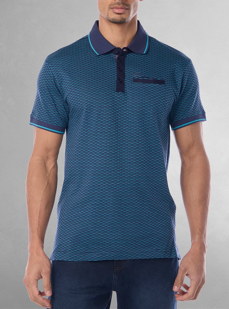 Men's short sleeve polo