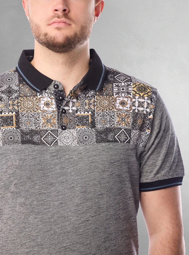 Men's short sleeve polo
