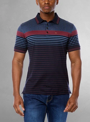Polo à manches courtes pour hommes