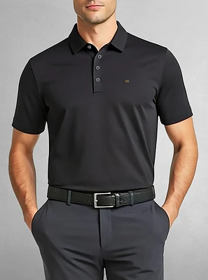 Polo basique à manches courtes pour hommes