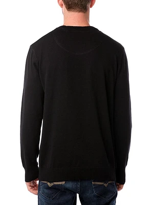 Men's basic v-neck sweater