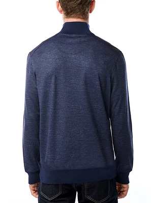 Men's mock zip top