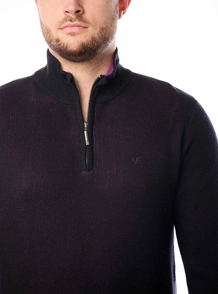 Men's mock zip sweater