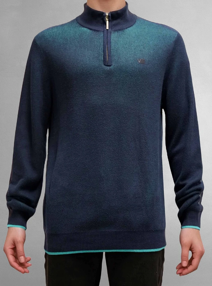 Pull à fermeture éclair pour hommes