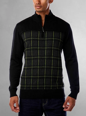 Pull à fermeture éclair pour hommes