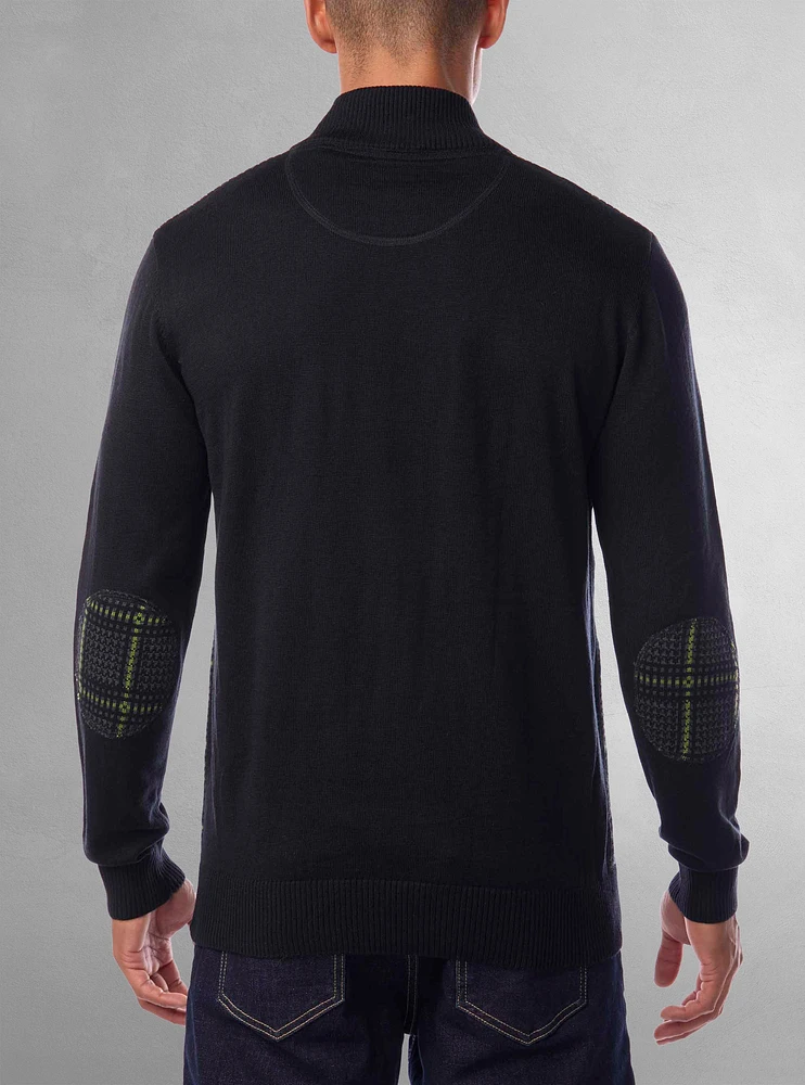 Pull à fermeture éclair pour hommes