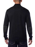 Men's mock zip sweater