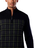 Men's mock zip sweater