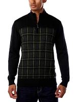 Men's mock zip sweater