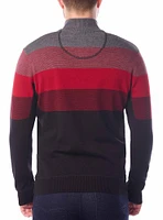 Men's mock zip sweater