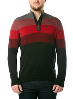 Men's mock zip sweater