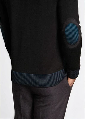 Men's mock zip sweater