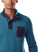 Men's mock zip top