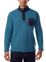 Men's mock zip top