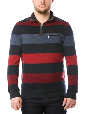 Men's mock zip sweater