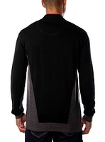 Men's mock zip sweater