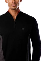 Men's mock zip sweater