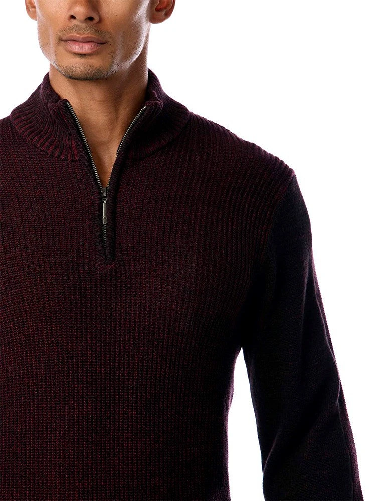 Pull à fermeture éclair pour hommes