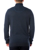 Men's mock zip sweater