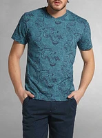 T-shirt à manches courtes col en V pour hommes