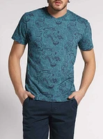 T-shirt à manches courtes col en V pour hommes