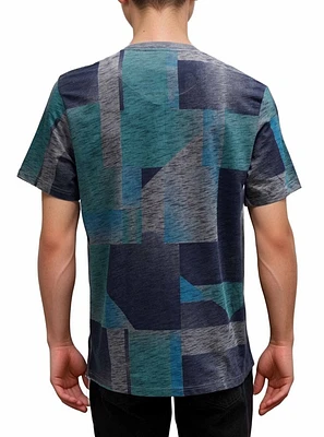 Men's v neck short sleeve t-shirt