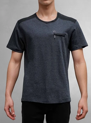 Men's v neck short sleeve t-shirt